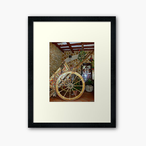 Carrettino Siciliano Framed Art Print