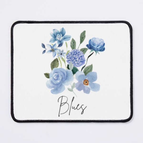 Item preview, Floral blue prints, digital designs, blues designed and sold by Artheaven77.