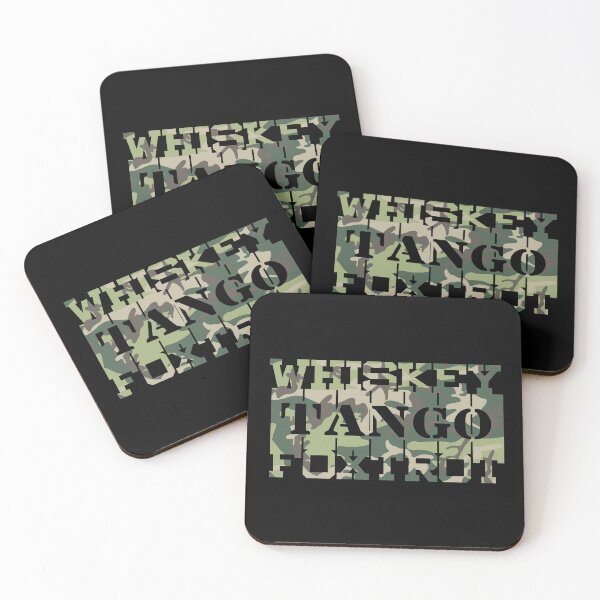 Item preview, Military Whiskey Tango Foxtrot WTF Stencil designed and sold by BestTrendyChoices.