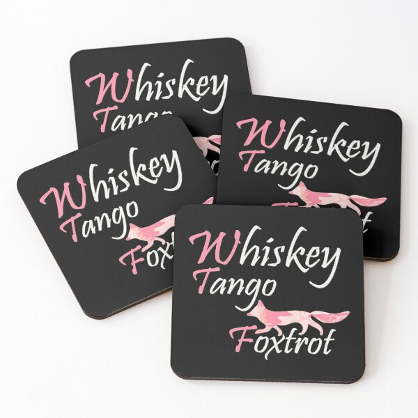 Item preview, Whiskey Tango Foxtrot Pink Camouflage Fox designed and sold by BestTrendyChoices.