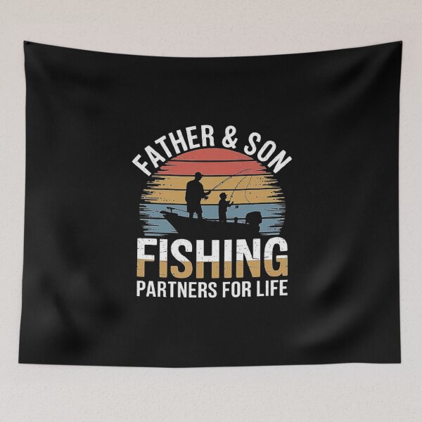 Item preview, Father & Son Fishing Partners for Life Bonding Design designed and sold by love3617.