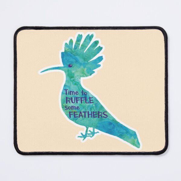 Item preview, Time to Ruffle Some Feathers – Funny Bird Pun Design designed and sold by hitechmom.