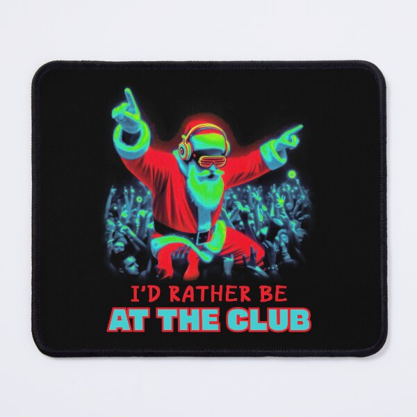 Item preview, DJ Santa At The Club - Funny Christmas Music designed and sold by Urban-Alien.