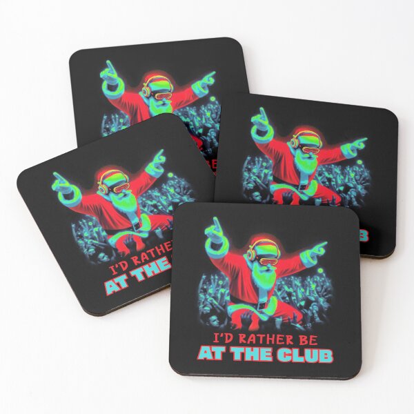 Item preview, DJ Santa At The Club - Funny Christmas Music designed and sold by Urban-Alien.