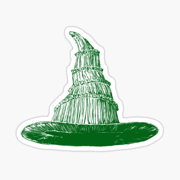 Item preview, Elphaba's Hat - Wicked (Green) designed and sold by artwithkristen.