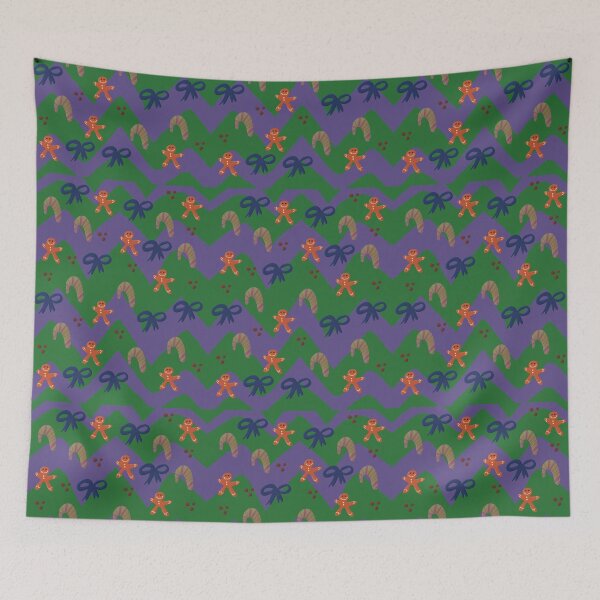 Item preview, Ugly Sweater Blue Ribbon Chevron designed and sold by HydrangeaDelMar.