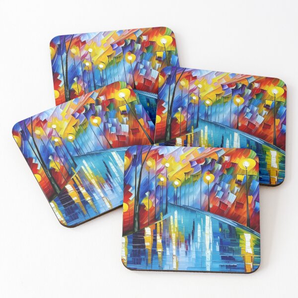 Item preview, A city ful of books neo-impressionism expressionist style  designed and sold by Wiss2Arts.
