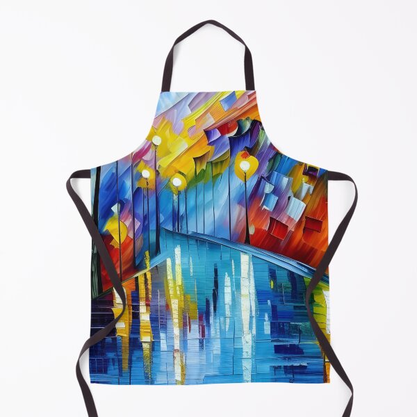 Item preview, A city ful of books neo-impressionism expressionist style designed and sold by Wiss2Arts.