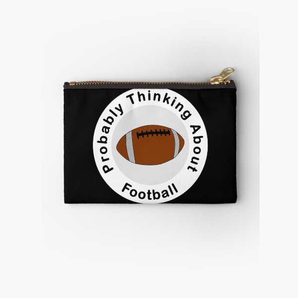 Item preview, Probably Thinking About Football dark background designed and sold by Inkhornmedia.