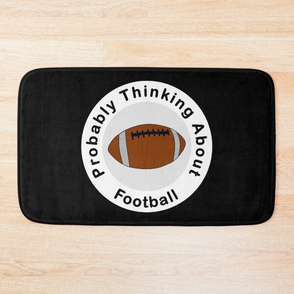 Item preview, Probably Thinking About Football dark background designed and sold by Inkhornmedia.