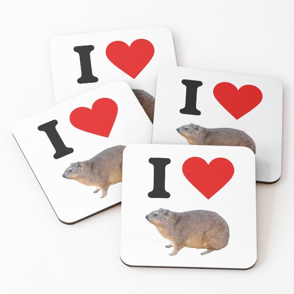 Item preview, Hyrax Love | I <3 hyraxes designed and sold by matchamoonshop.