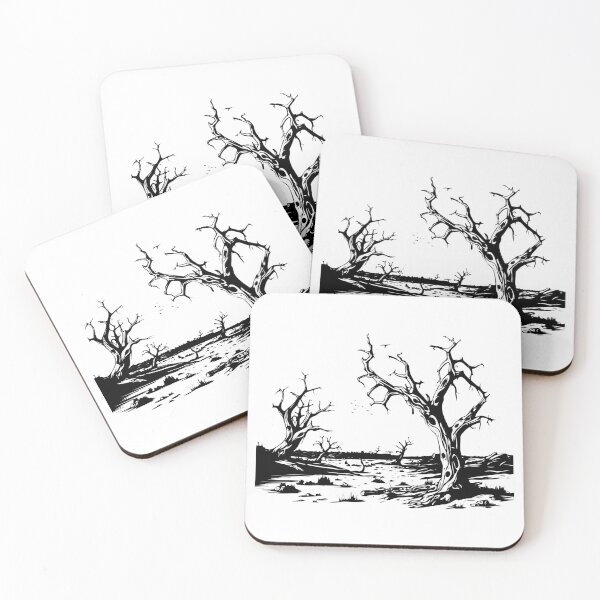 Item preview, Dead Rotten Trees Global Warming Drought Wildfire Barren designed and sold by inkoutninja.