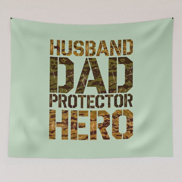 Item preview, Husband Dad Protector Hero designed and sold by TheArtOfPat.