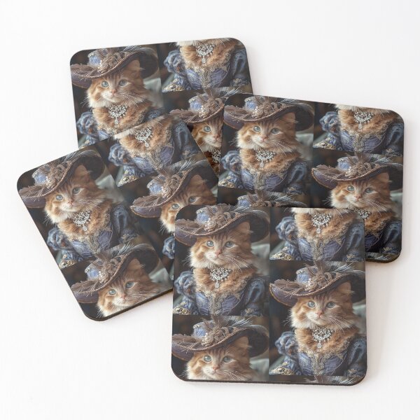 Item preview, fancey cat designed and sold by Nicholes  Dream Visions.