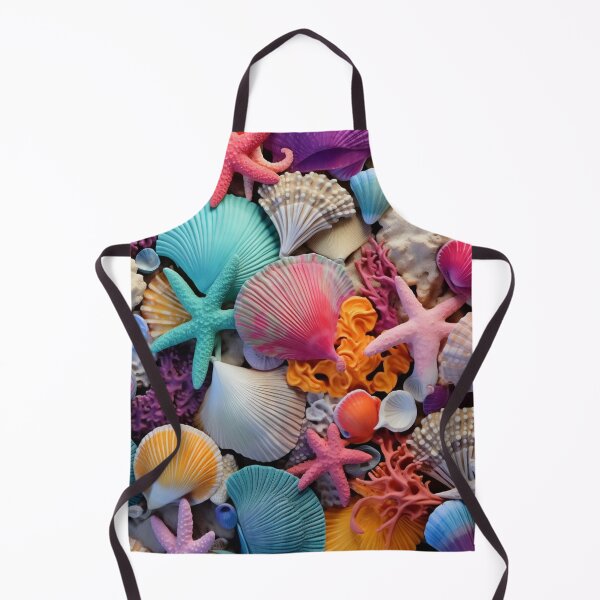 Item preview, Coral Reef and Sea Shells Abstract Design designed and sold by GODS4US.