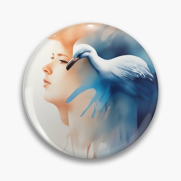 Item preview, Beautiful Abstract Bird Woman designed and sold by Twittlefish.