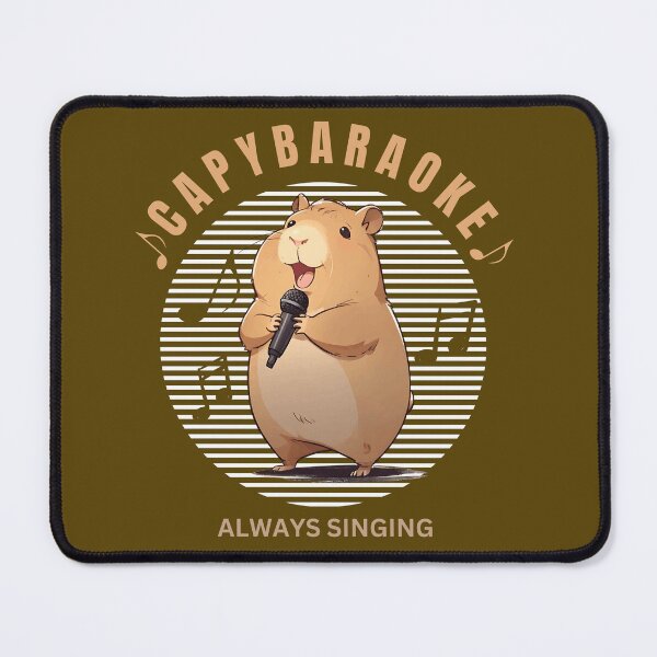 Item preview, Capybaraoke - Always Singing designed and sold by The magic Yellow bus.