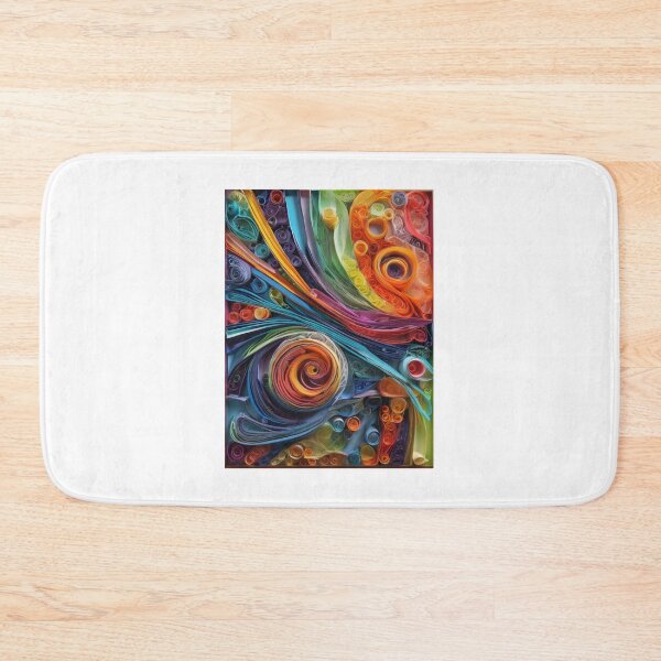 Item preview,    Colored paper rolled into spirals and patterns designed and sold by KilianSzmid.