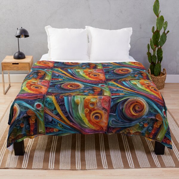 Item preview, Colored paper rolled into spirals and patterns designed and sold by KilianSzmid.