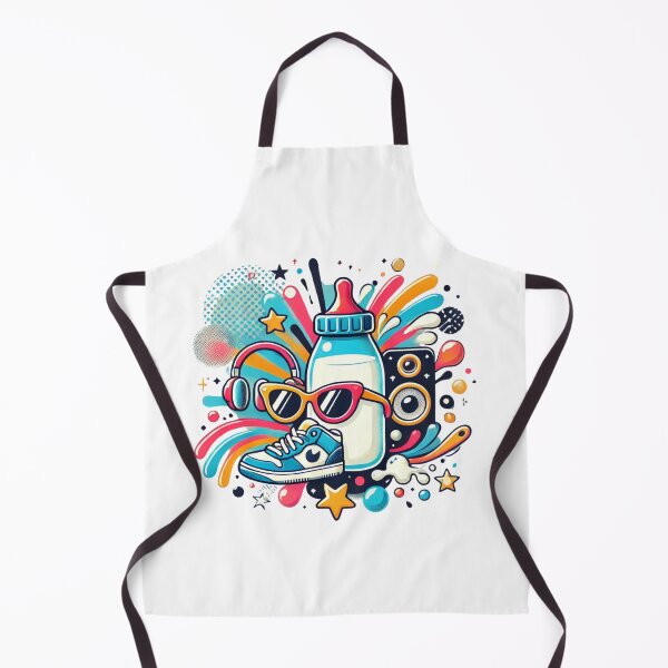 Item preview, Cool Baby Style: Milk, Music, and Swa-T-Shirt designed and sold by PixelMuse2024.