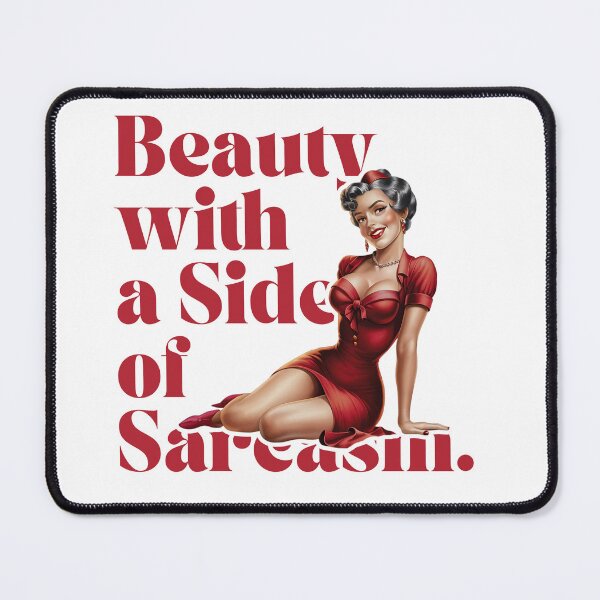 Item preview, Beauty with a side of sarcasm. designed and sold by wanessacreative.
