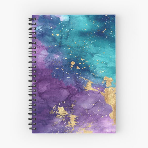 Item preview, Purple Teal and Gold Marble Abstract Design designed and sold by GODS4US.