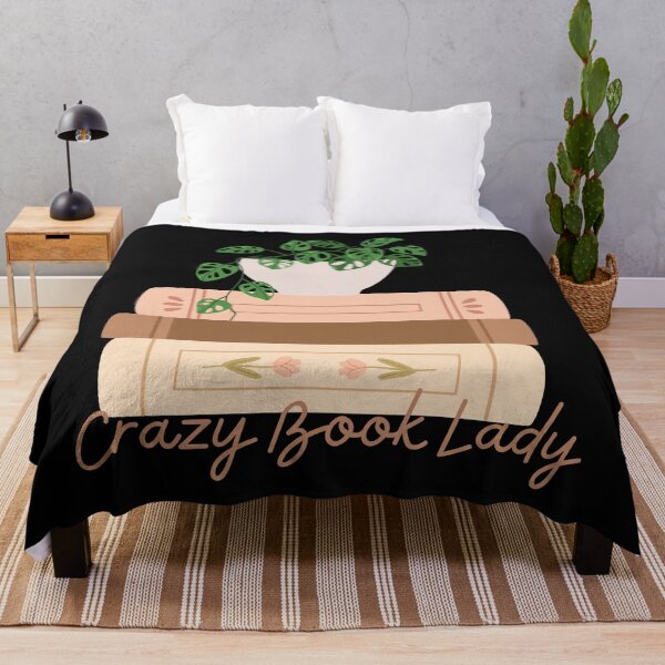 Item preview, Crazy Book Lady Bookish Aesthetics Cute Book Lover designed and sold by BookishSerena.