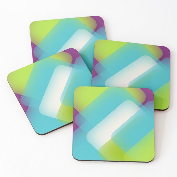 Item preview, Lively Energetic Rainbow Boxes Grainy Gradient Blended Colors designed and sold by EvergreenMotifs.