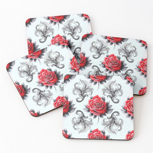 Item preview, Teutonic Red Roses 2 designed and sold by Kevin Luckham.