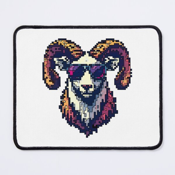 Item preview, Pixel Bighorn Sheep designed and sold by NaturePixel.