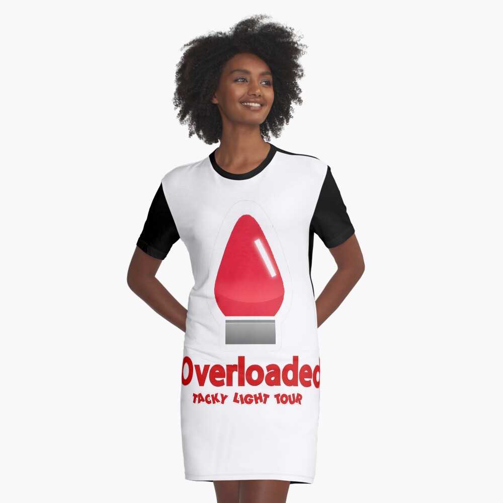 Item preview, Graphic T-Shirt Dress designed and sold by TackyLightTour.