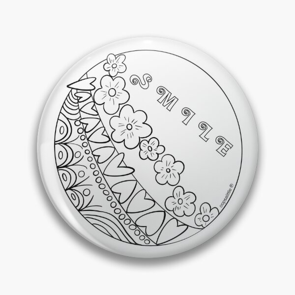 Item preview, Oopsalittle Smile Mandala designed and sold by Oopsalittle.