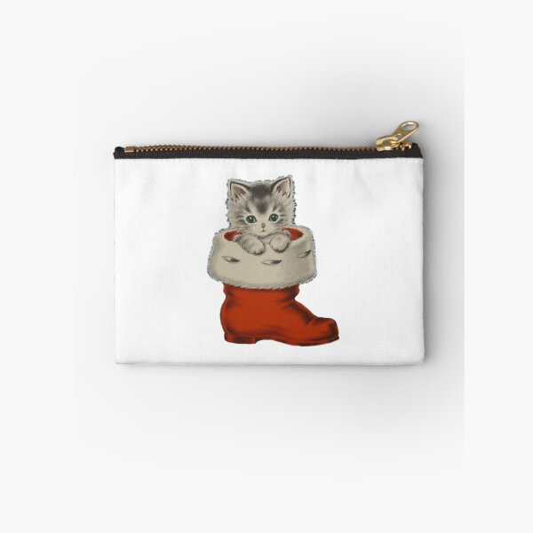 Item preview, Vintage Christmas Cat  designed and sold by Pixiedrop.