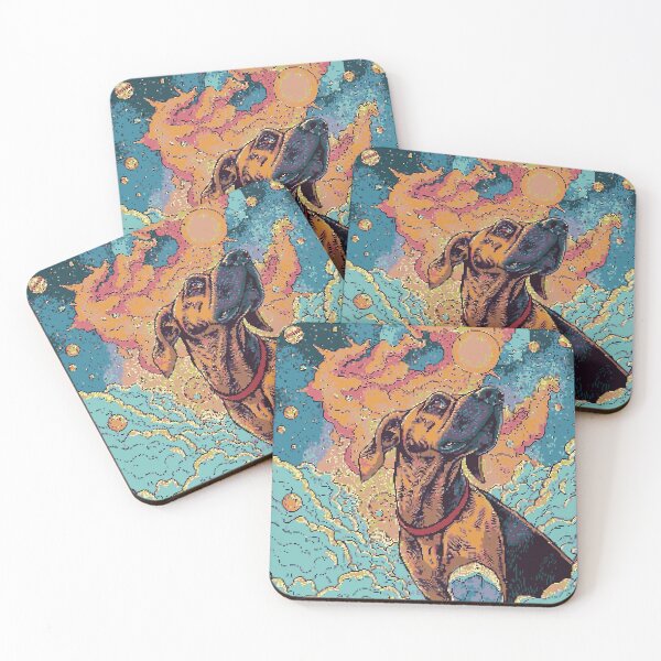 Item preview, Pixel Bloodhound of the Stars designed and sold by NaturePixel.