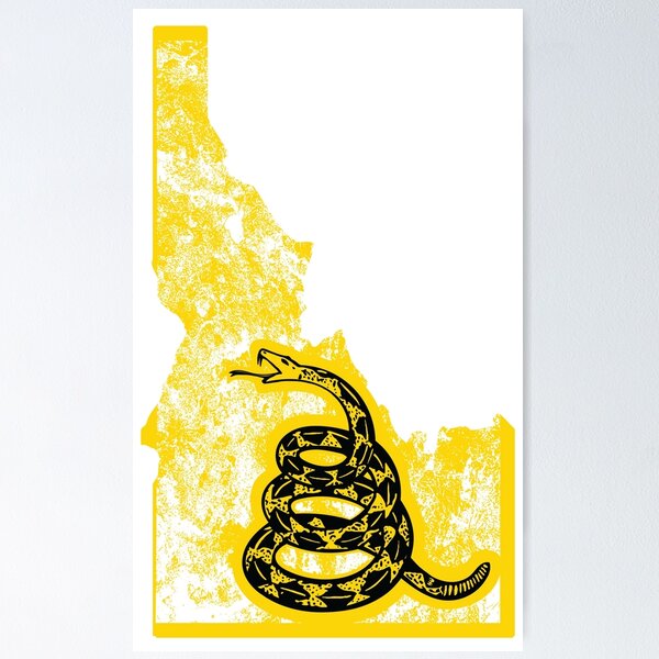 Item preview, IDAHO (small snake) - Freedom Is The Superpower - Gadsden Snake Flag - Dont Tread On Me design  designed and sold by pelagio.