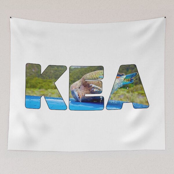 Item preview, KEA - New Zealand Cheeky Bird Ripping Car Apart designed and sold by Adam Gormley.