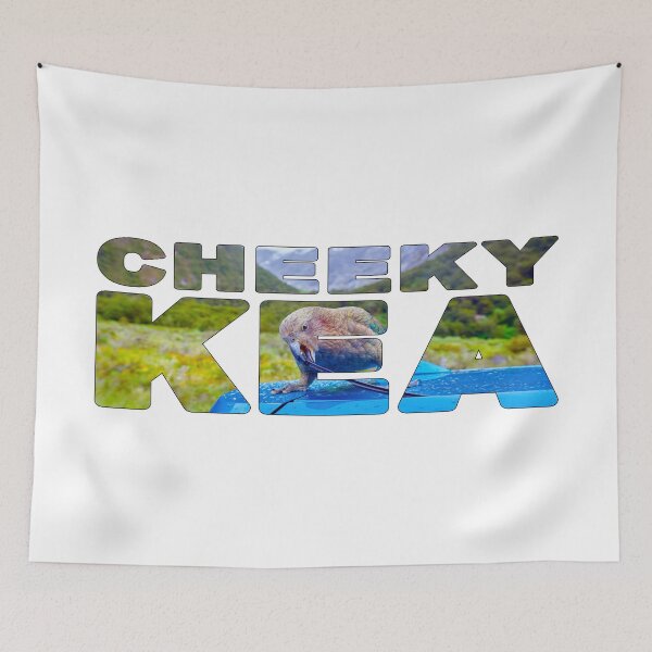 Item preview, CHEEKY KEA - New Zealand Cheeky Bird Ripping the rubbers designed and sold by Adam Gormley.