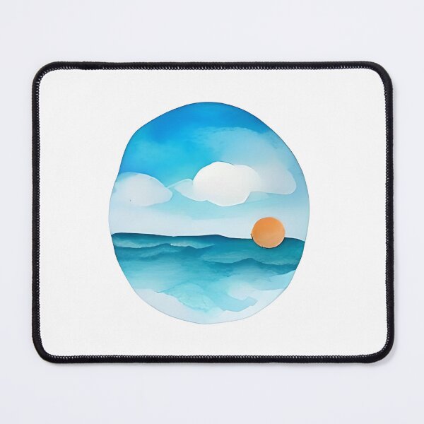 Item preview, Golden Sun Over Azure Waters designed and sold by SavvyJuanDesign.