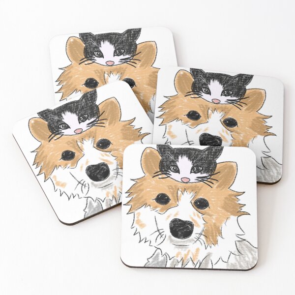 Item preview, Cat and dog designed and sold by Messnim.