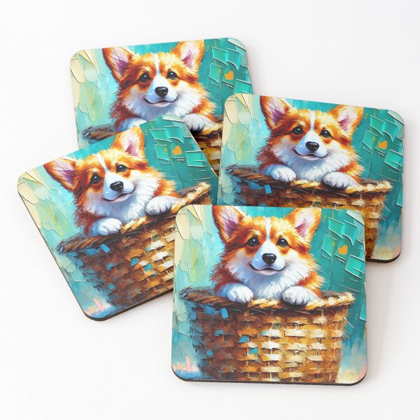 Item preview, Corgi in a Basket #2 designed and sold by ChrisButler.