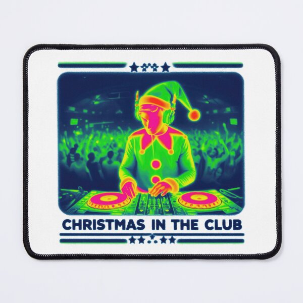 Item preview, Christmas In The Club - DJ Elf Rave Party designed and sold by Urban-Alien.