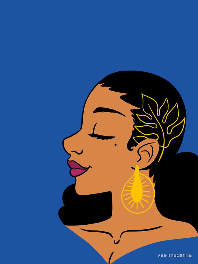 Aperçu 4 sur 4. Coque iPhone avec l'œuvre Femme noire - thème Fruit à pain créée et vendue par vee-madinina.
