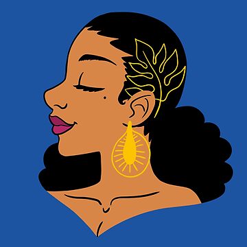 Artwork thumbnail, Black Woman - Breadfruit Theme by vee-madinina