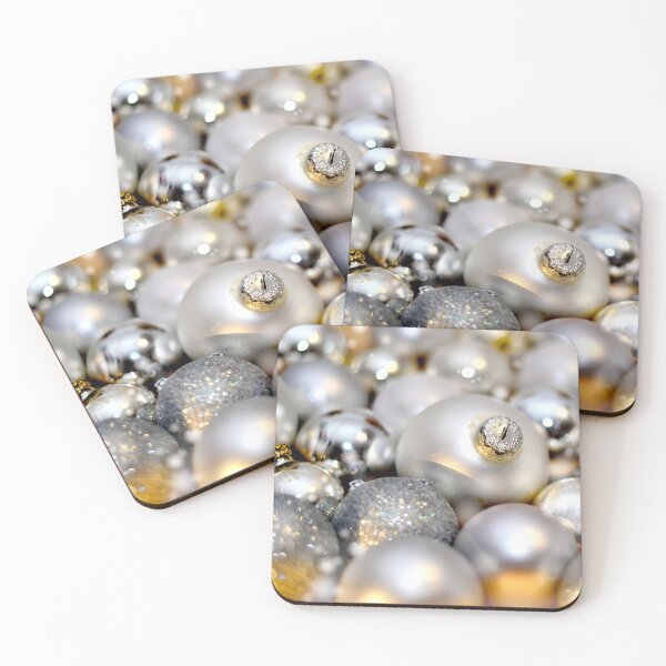 Item preview, Christmas Silver Decor Baubles designed and sold by LAPilotGirl.