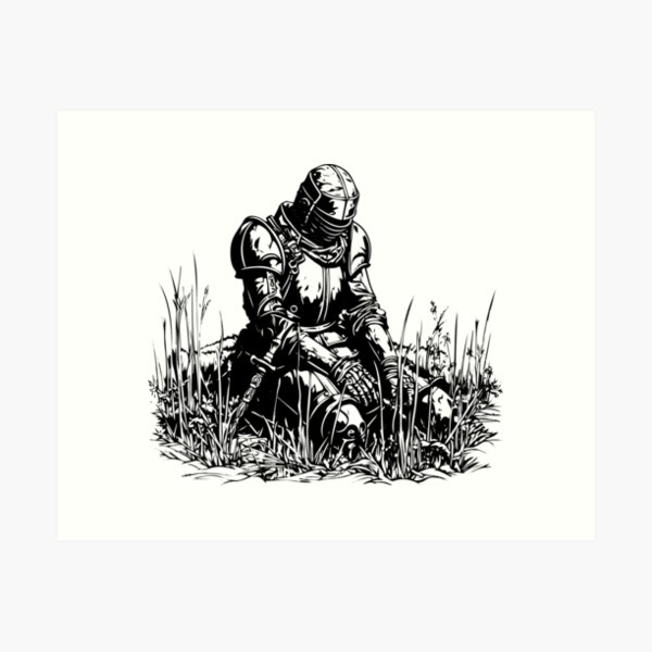 Artikel-Vorschau von Ritter Kreuzritter Templer Rüstung Kampf Krieger Mittelalter, designt und verkauft von inkoutninja.