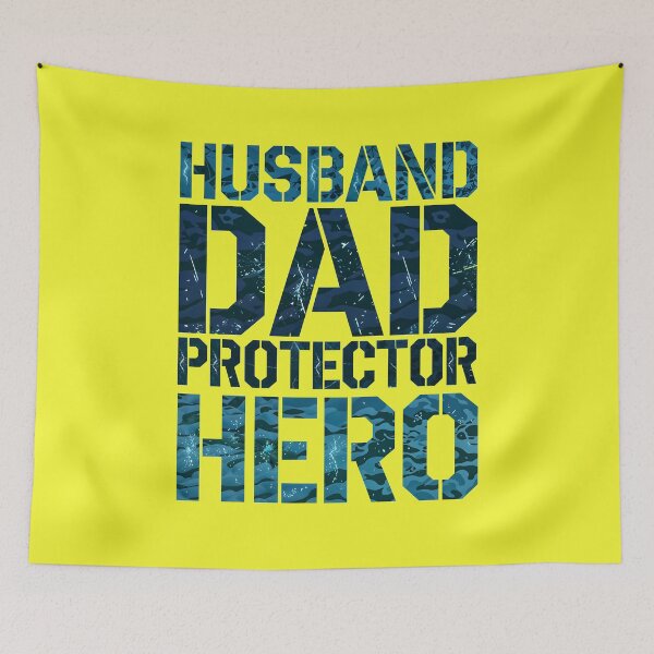 Item preview, Husband Dad Protector Hero designed and sold by TheArtOfPat.