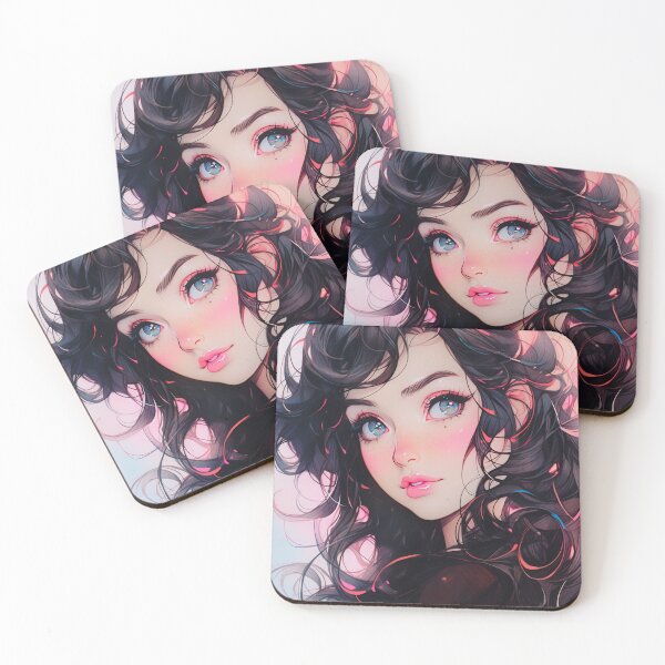 Item preview, Enchanting Glamorous Anime Girl designed and sold by bubblegoth.