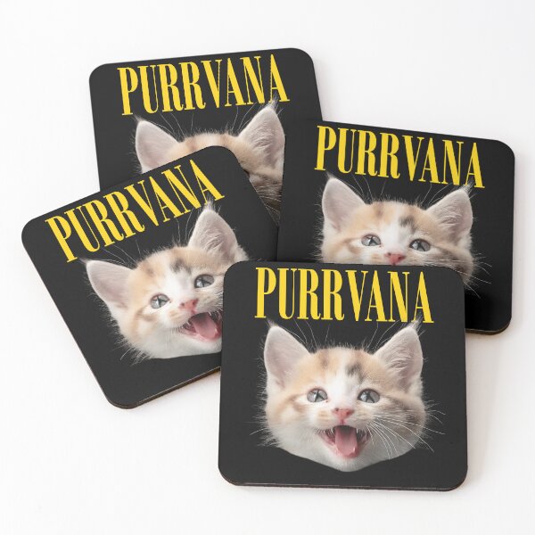 Item preview, Grunge Kitty PURRVANA - Smells Like Kitty Litter Kitty X eyes  designed and sold by pelagio.