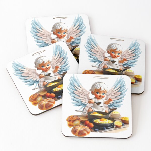 Item preview, Cherubim Angel Cooking Eggs designed and sold by DivineHaven.