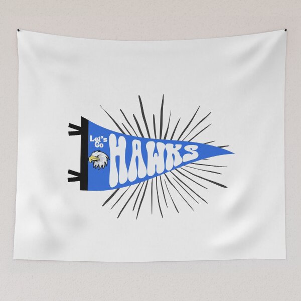 Item preview, Hawks Pennant designed and sold by Sadie-Alexis.